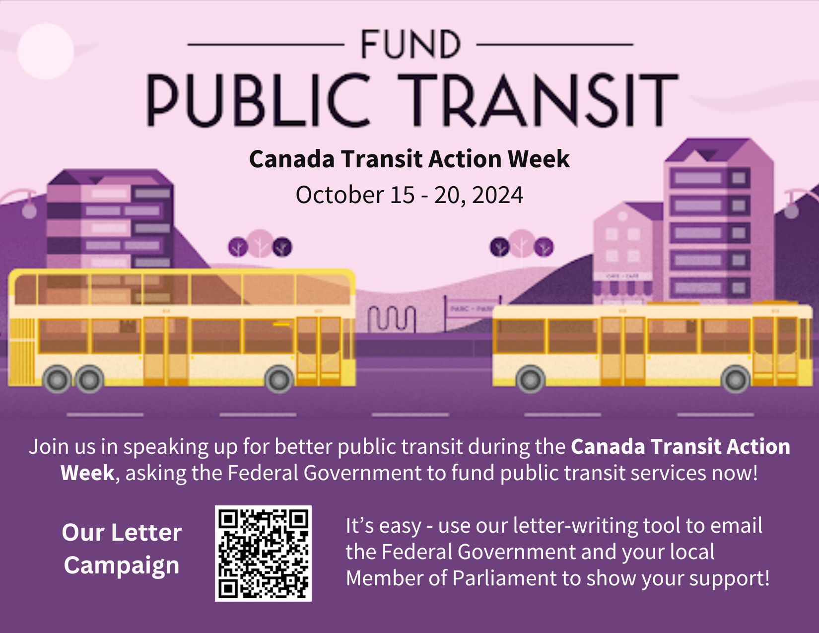 Nationwide Transit Advocates Rally for Reliable Service and Affordable Fares During Canada Transit Action Week